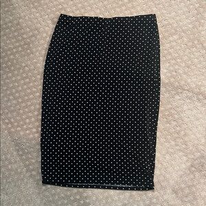 Philosophy Black and White Pencil Skirt